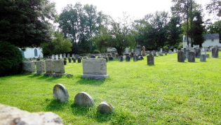Wide shot of Newark Union Burial Ground. (DDD photo)